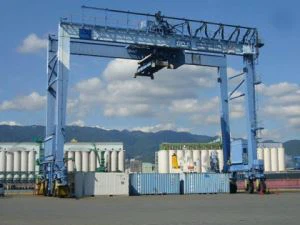 Grúa móvil flotante de manipulación a granel de 25ton
