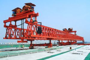 Lanzamiento declaración de método de la viga para puente Constraction