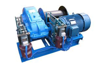 La eléctrica advierte al cabrestante con freno automático de retención de carga