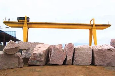 Grúa de pórtico de 40 toneladas para levantar la grúa de pórtico de mármol de piedra