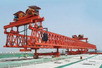 160T 250T beam launcher gantry grúa