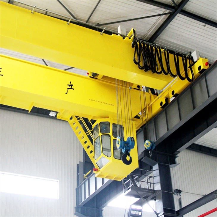 Grúa puente de doble viga de 100 toneladas