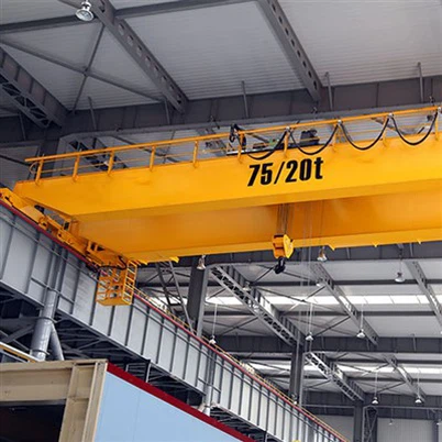 Grúa aérea de viga de 20 toneladas con carro doble